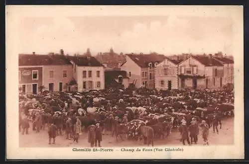 AK Chemillé Saint-Pierre, Champ de foire (Vue générale)