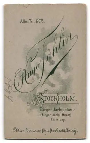 Fotografie Hugo Tåhlin, Stockholm, Birger Jarlsgatan 7, Porträt eines Babys