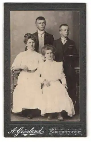 Fotografie A. Grönlund, Scherrebek, Familienporträt