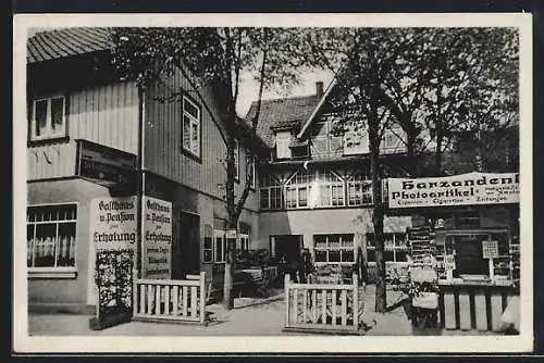 AK Treseburg /Harz, Gasthaus und Pension zur Erholung