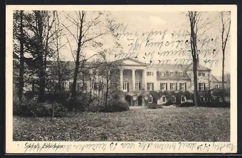 AK Löbichau, Blick auf das Schloss Löbichau