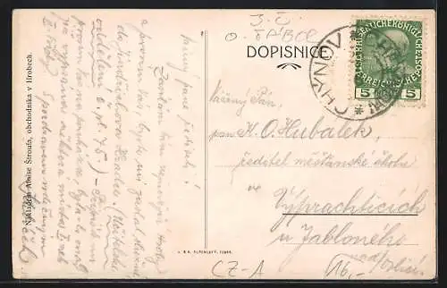 AK Hrob, Panský Hostinec, Rod. Hrobka Hrabat Kolovrat-Krakovských