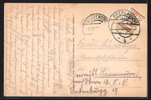 AK Bad St. Leonhard im Lavanttal, Preblau aus der Vogelschau