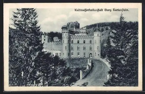 AK Krems /Donau, Kaltwasserheilanstalt Burg Hartenstein