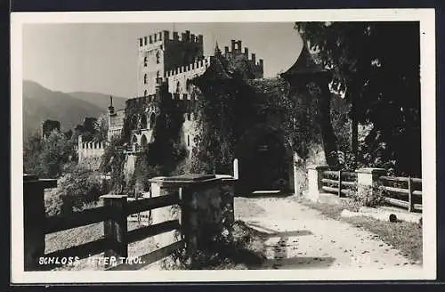 AK Itter /Tirol, Blick auf das Schloss Itter