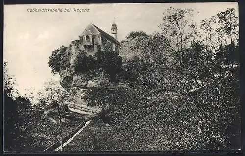 AK Bregenz, Blick auf die Gebhardtskapelle