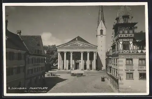 AK Dornbirn, Zwei Stände auf dem Marktplatz