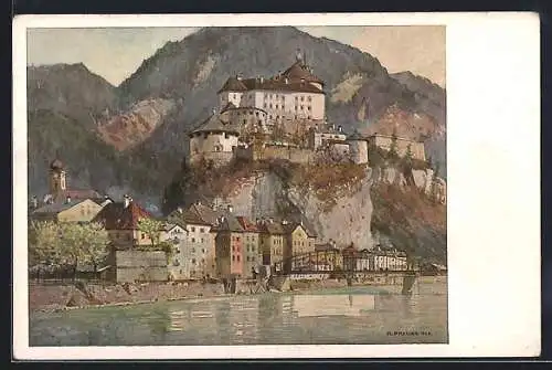 Künstler-AK Kufstein, Feste Geroldseck