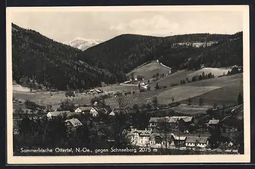 AK Otterthal, Totale mit Schneeberg