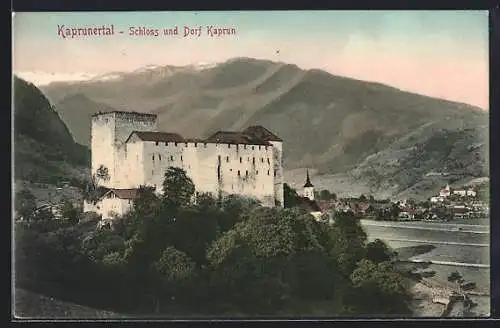 AK Kaprun /Kaprunertal, Schloss und Ortschaft