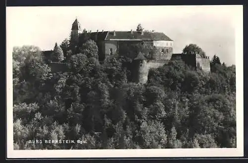 AK Bernstein /Bgld., Blick auf die Burg