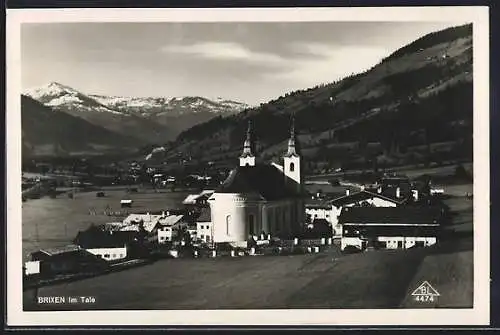 AK Brixen im Tale, Ortsansicht mit der Kirche