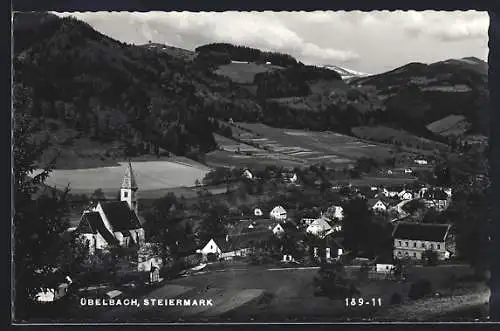 AK Übelbach /Steiermark, Ortsansicht im Tal