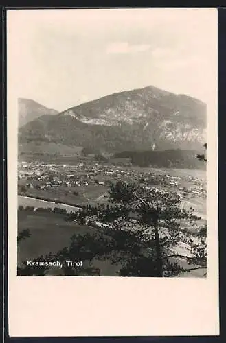 AK Kramsach /Tirol, Ortsansicht aus der Vogelschau