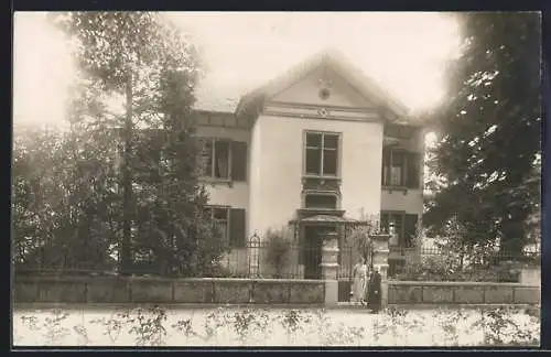 Foto-AK Zofingen, Villa mit Garten