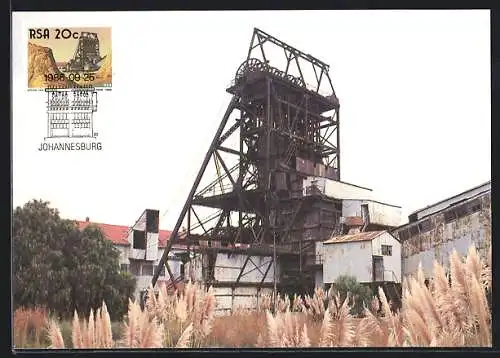 Maximum-AK Johannesburg, Altes Fördergerüst der Robinson Deep Goldmine