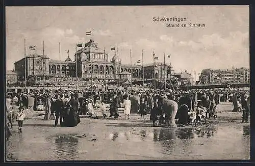 AK Scheveningen, Strand en Kurhaus