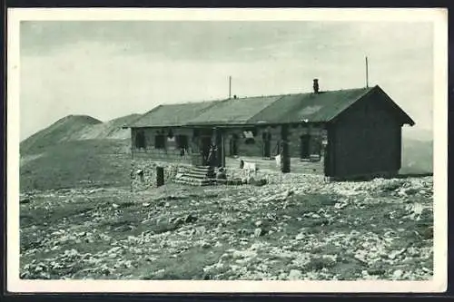 AK Fischerhütte, Ansicht auf dem Hochschneeberg