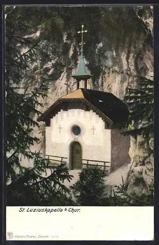 AK Chur, St. Luziuskapelle, um 1900