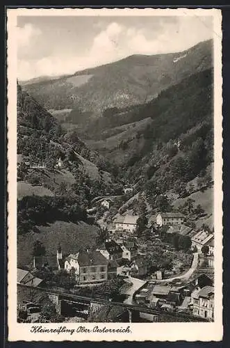 AK Kleinreifling, Ortsansicht mit Blick ins Tal