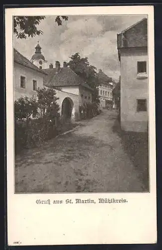 AK St. Martin im Mühlkreis, Ortspartie