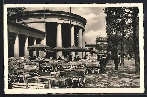 AK Bad Aachen, Cafe am Elisenbrunnen