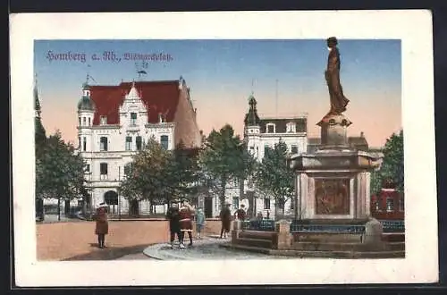 AK Homberg / Rhein, Bismarckplatz