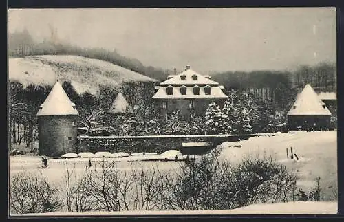 AK Neviges, Hotel und Pension Schloss Hardenberg v. A. H. Vogel