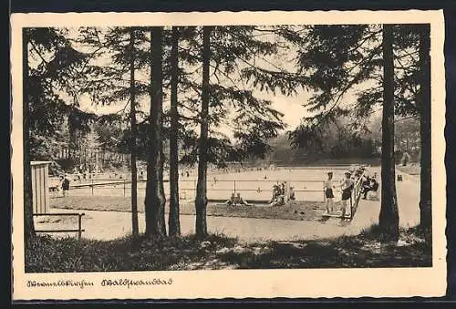 AK Wermelskirchen, Partie am Waldstrandbad