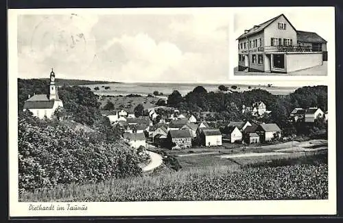 AK Diethardt im Taunus, Gasthaus Crecelius v. Eugen Meyer, Totalansicht