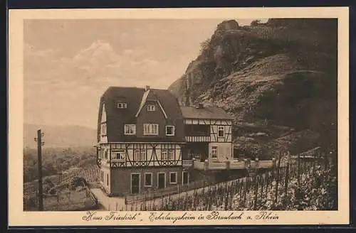 AK Braubach a. Rhein, Erholungsheim Haus Friedrich