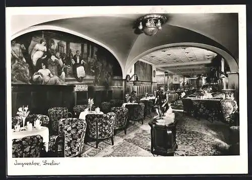 AK Berlin, Cafe Imperator, Friedrich-Mohren-Strasse, Innenansicht