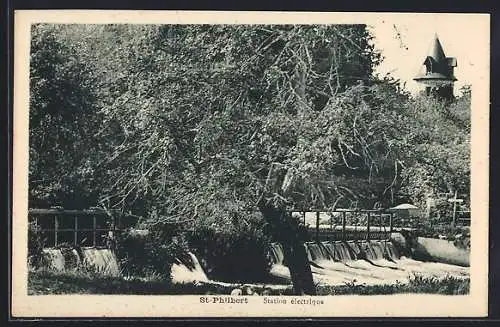 AK St-Philbert, Station électrique et paysage arboré