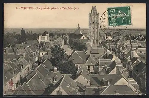 AK Verneuil, Vue générale prise de la Tour Saint-Jean