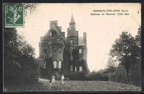 AK Verneuil-sur-Avre, Château de Montuel (Côté Est)