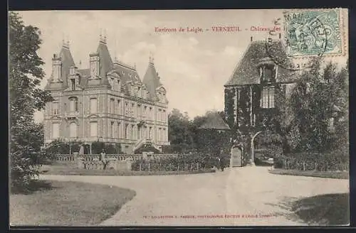 AK Verneuil, Château des Tourelles