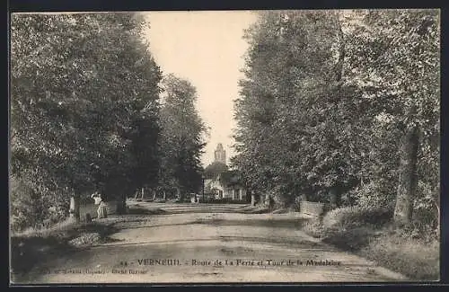 AK Verneuil, Route de La Ferté et Tour de la Madeleine