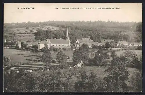 AK Tillières, Vue générale de Bérou