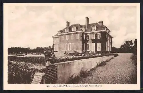 AK La Heruppe, Saint-Georges-Motel et son jardin élégant