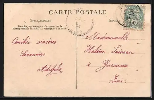 AK Ivry-la-Bataille, Vue générale du village en Normandie