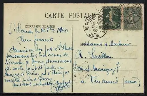 AK Ivry-la-Bataille, Vue d`ensemble depuis les ruines de l`ancien château