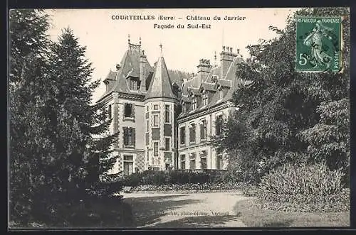 AK Courteilles, Château du Jarrier, Facade du Sud-Est