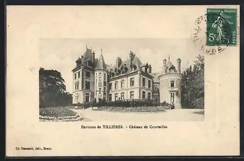 AK Tillières, Château de Courteilles