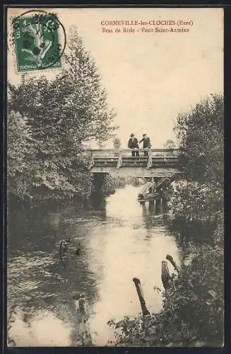 AK Corneville-les-Cloches, Bras de Risle, Pont Saint-Antoine