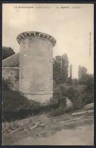 AK Merey, La Tour au bord de l`eau en Normandie