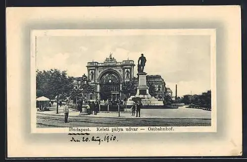 AK Budapest, Partie am Ostbahnhof