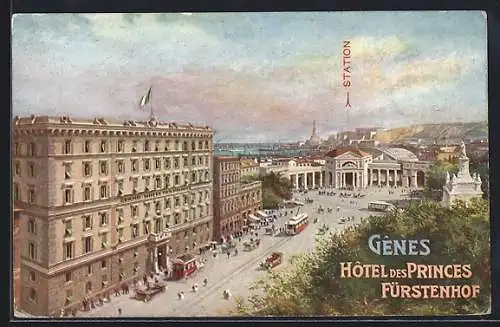 AK Genova, Hotel des Princes, Fürstenhof