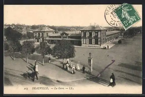 AK Deauville, La Gare