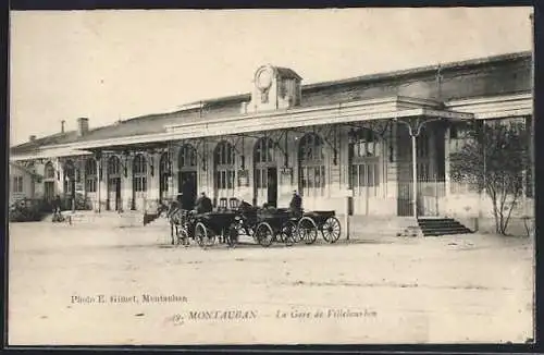 AK Montauban, La Gare de Villebourbon