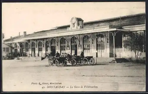 AK Montauban, La Gare de Villebourbon